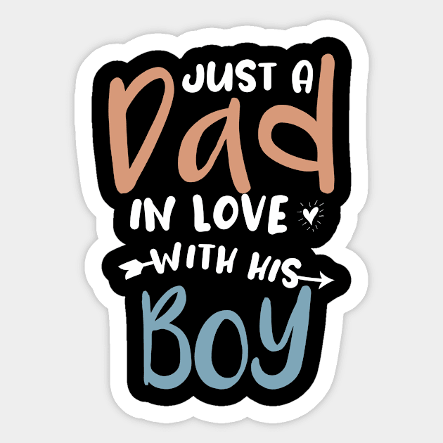 just a dad in love with his boy Sticker by farroukbouhali